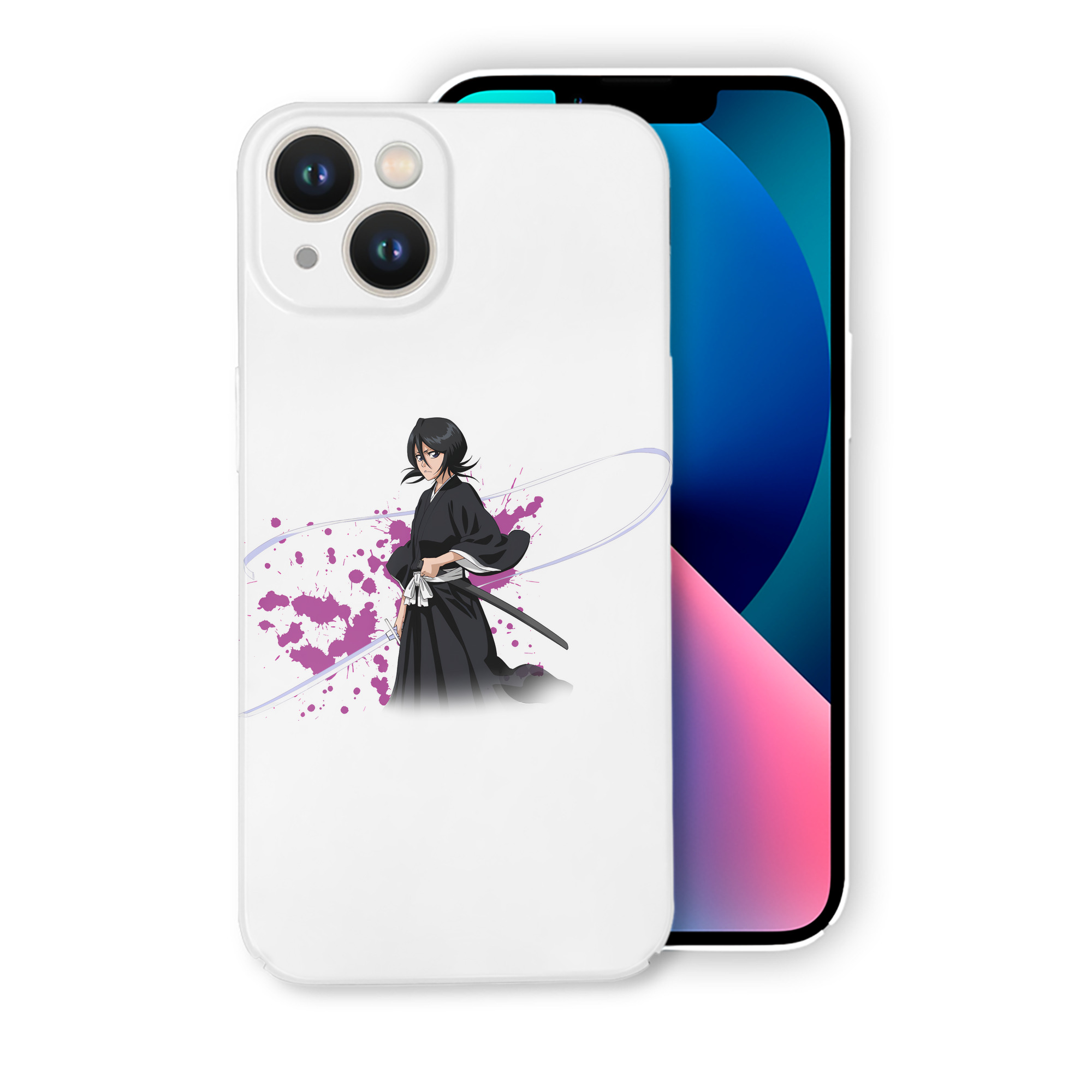 （画像用） ブリーチ 朽木ルキア BLEACH Kuchiki Rukia 【iPhone 14シリーズ対応】ハードケース